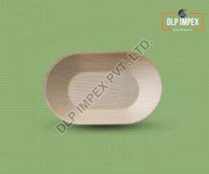 8x5 Inch Oval Areca Palm Leaf Tray