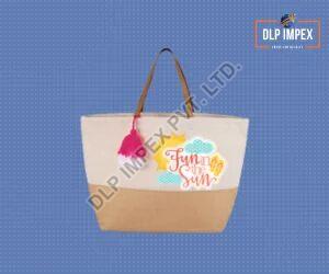 Fancy Jute Beach Bag