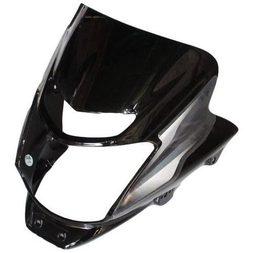 Bajaj Platina Bike Black & Grey Headlight Visor