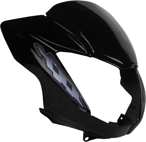 Hero Glamour Bike Black & Grey Headlight Visor