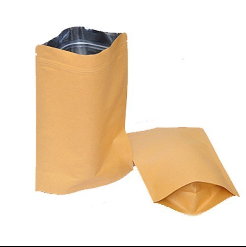 Kraft Paper Zipper Stand Up Pouch