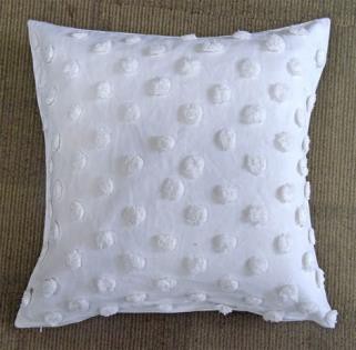 Candlewick White Cushion Cover