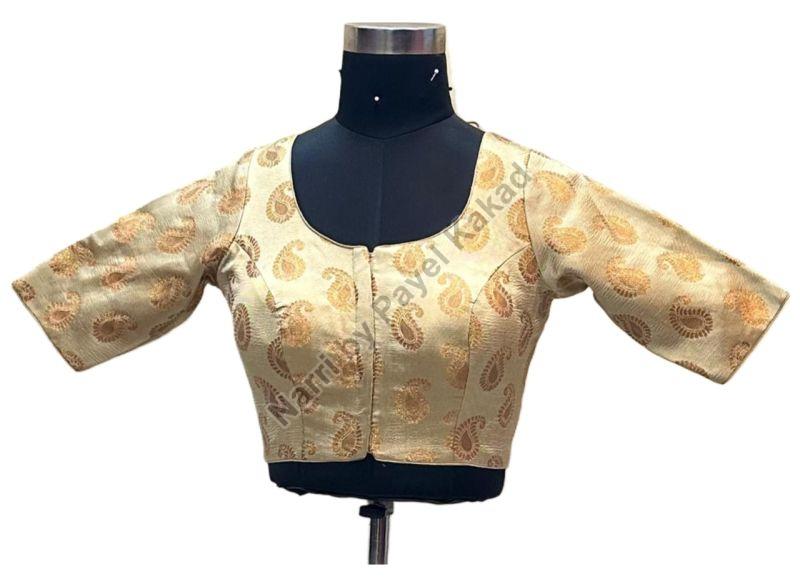 Golden Boknet Half Sleeve Blouse