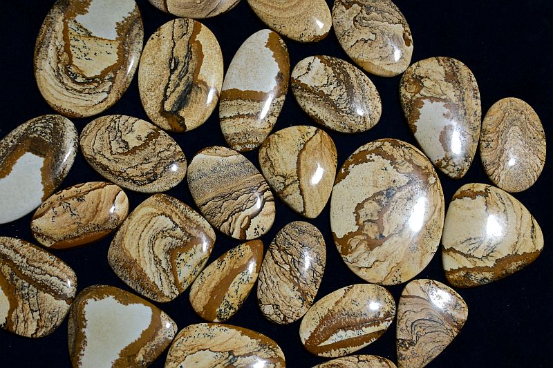 Brown Picture Jasper Gemstone