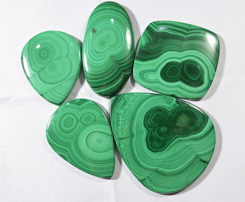 Malachite Cabochon Gemstone