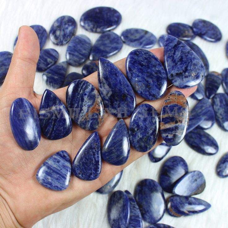 Natural Sodalite Cabochon Gemstone