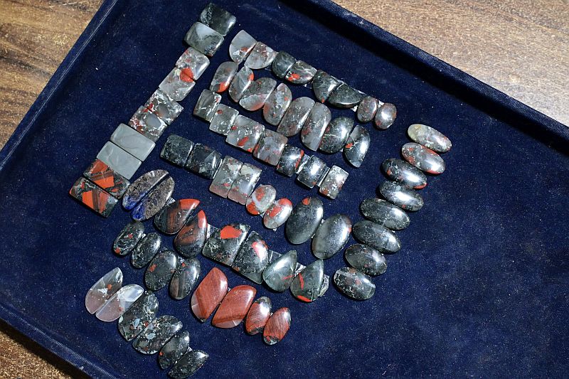 Pair African Bloodstone Gemstone