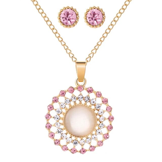 Opal Stone Necklace Set