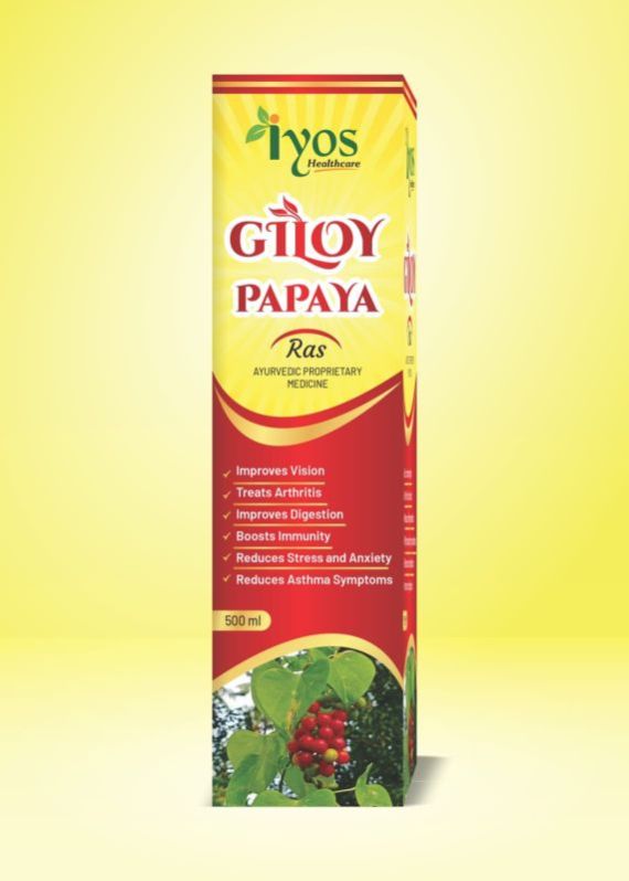 Iyos 500ml Giloy Papaya Ras