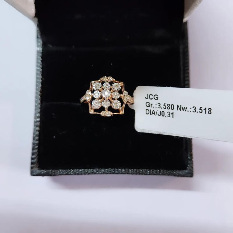 JCLR16 Ladies Gold Diamond Ring