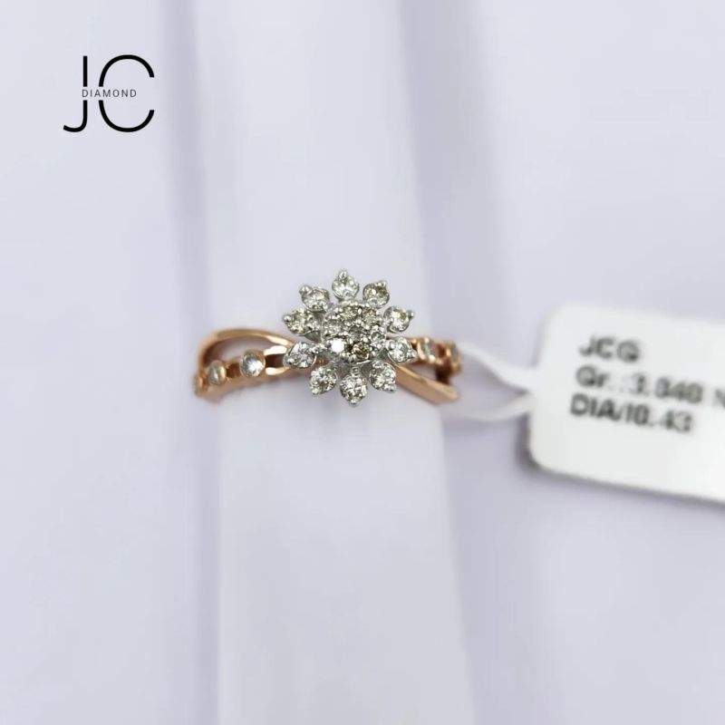 JCLR17 Ladies Gold Diamond Ring