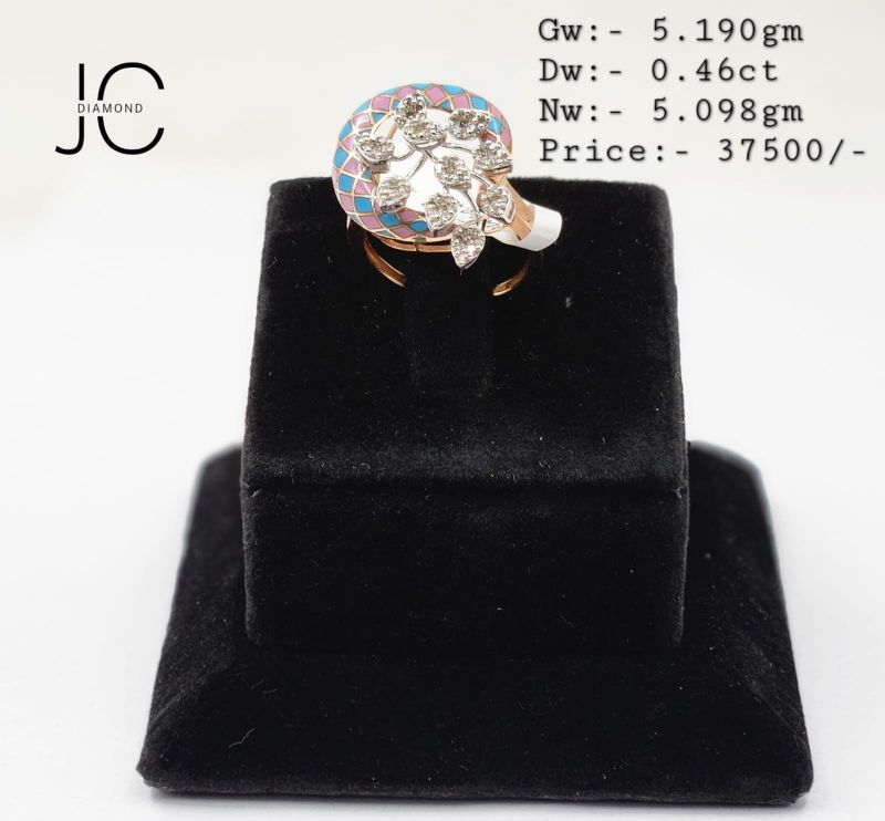 JCLR7 Ladies Gold Diamond Ring