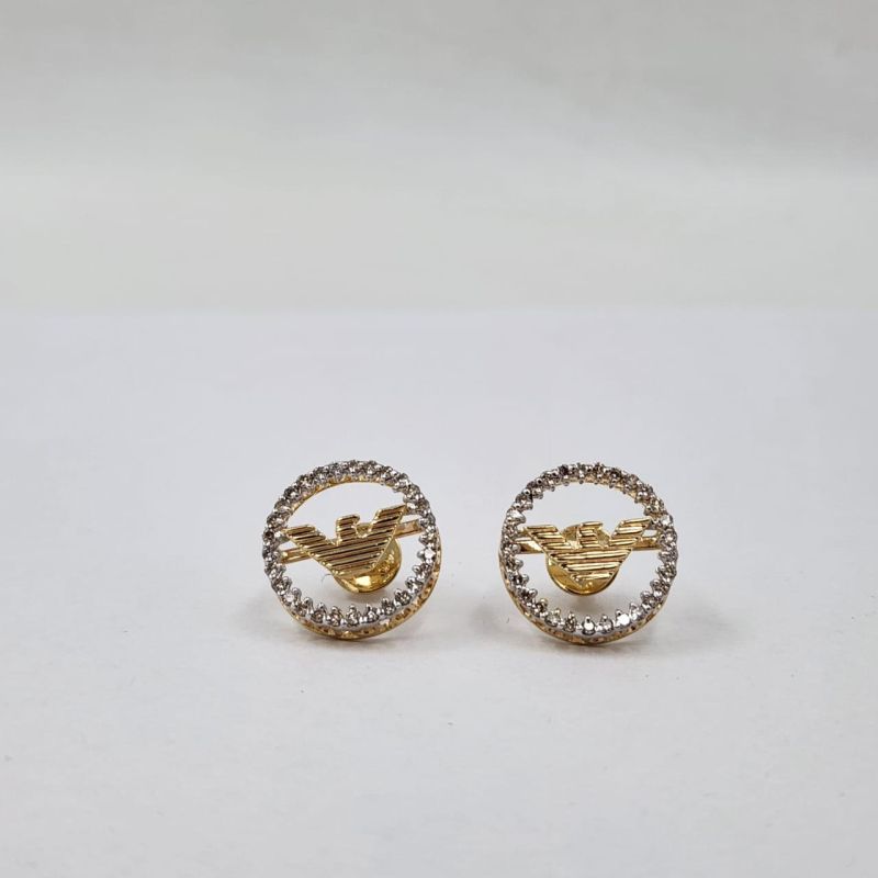 JCT8 Ladies Diamond Gold Earrings