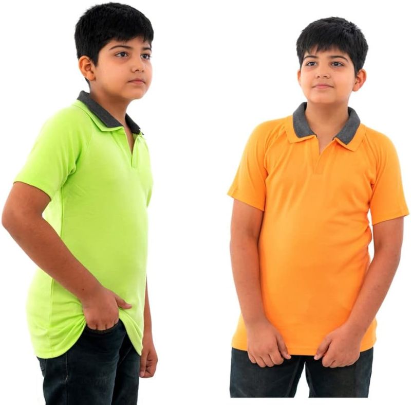 Boys Poly Cotton Polo T-Shirts