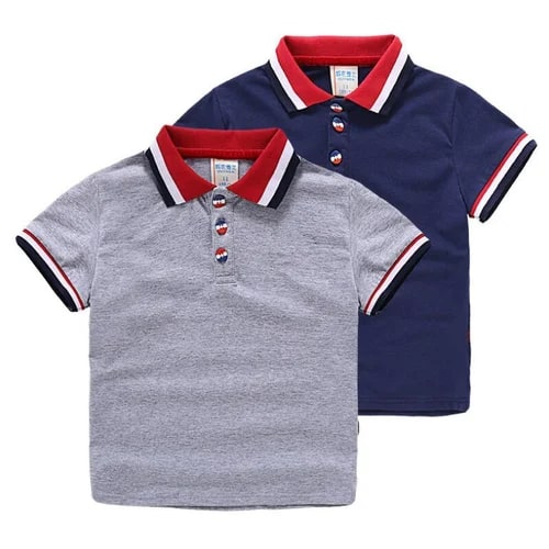 Boys Polyester Polo T-Shirts