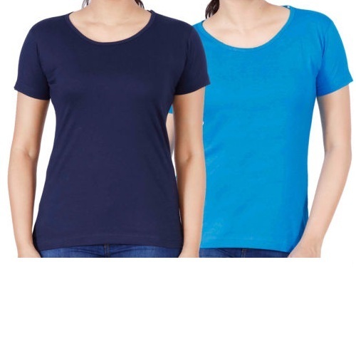 Ladies Polyester Round Neck T-Shirts