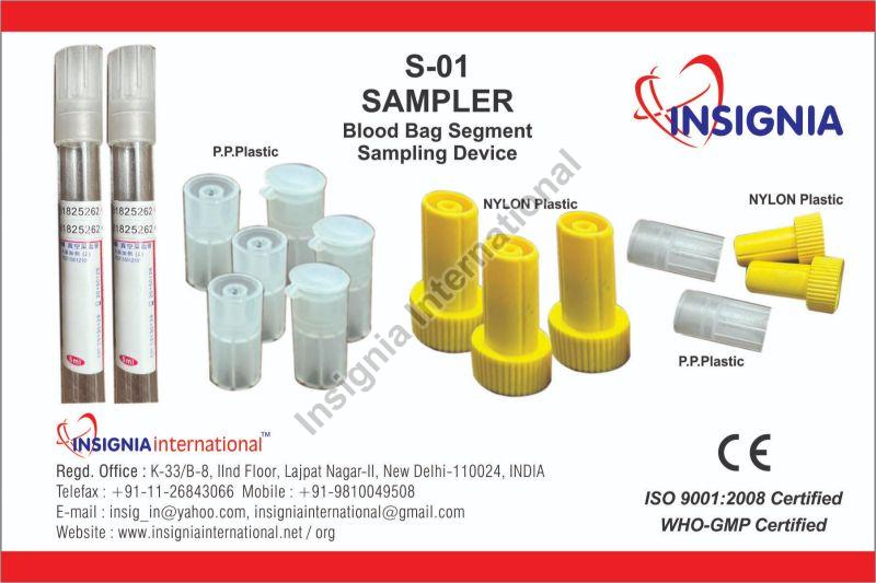 S 01 Sampler Blood Bag Segments Sampling Device
