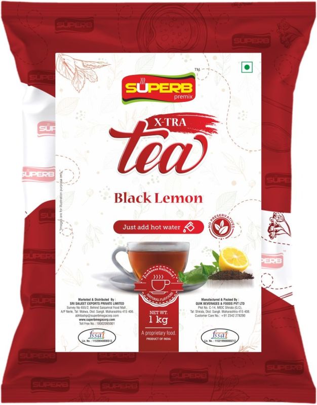 1Kg Superb X-Tra Black Lemon Tea Premix