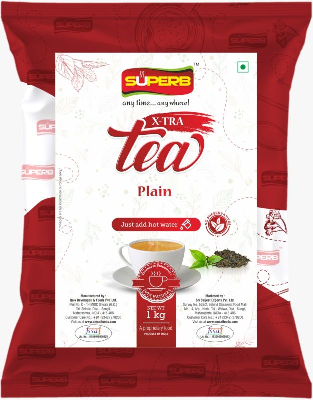 1Kg Superb X-Tra Plain Tea Premix