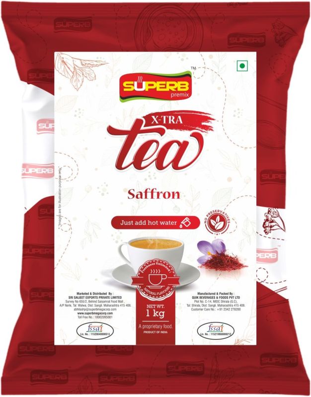 1Kg Superb X-Tra Saffron Tea Premix
