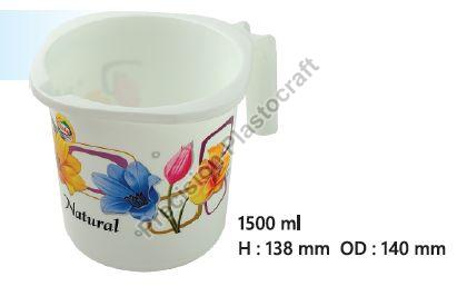 1500ml Printed Plastic Mug