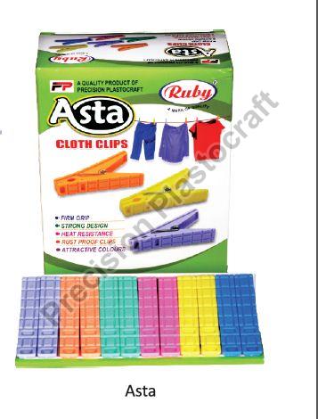 Asta Plastic Cloth Clips