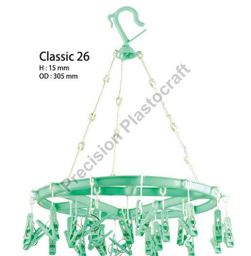 Classic 26 Plastic Round Cloth Hanger