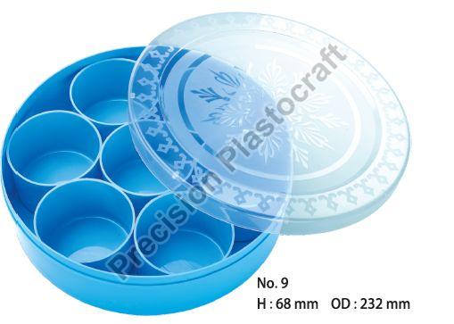 No. 9 Plastic Round Masala Box