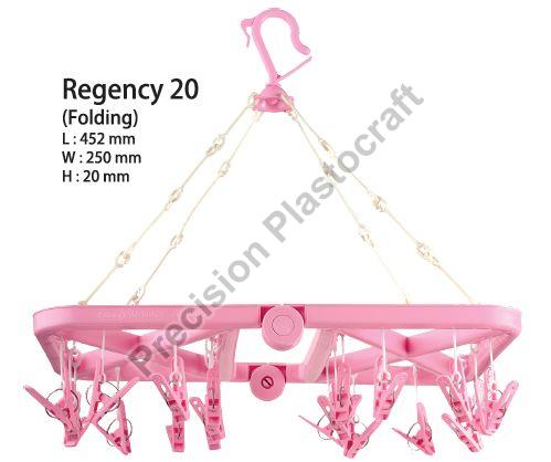 Regency 20 Rectangle Plastic Cloth Hanger