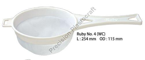 No. 4 WC Nylon White Cloth Ruby Tea Strainer