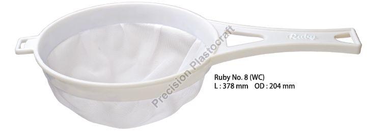 No. 8 WC Nylon White Cloth Ruby Tea Strainer