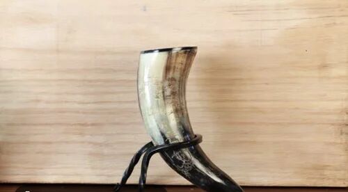 Buffalo Horn Candle Stand