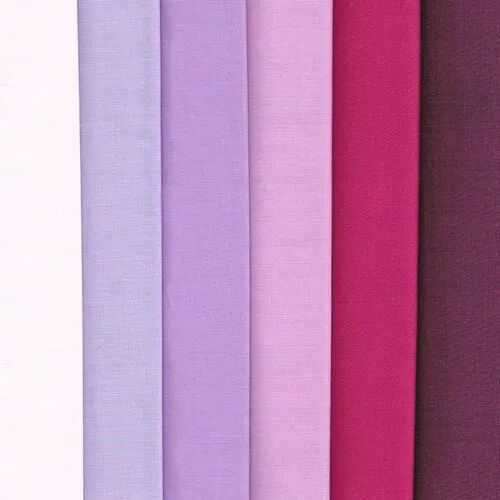 Multicolor Plain Cotton Fabric