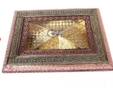 8x8 Inch Meenakari Dry Fruit Box