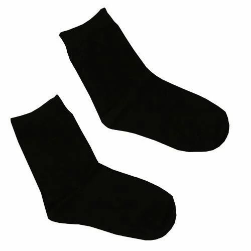 Black Full Length School Socks
