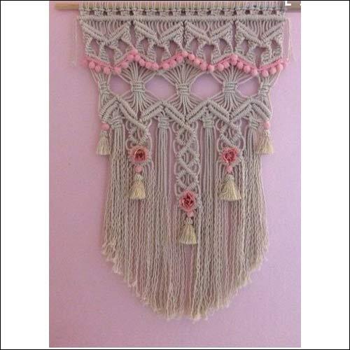 Jute Wall Hanging Tassel Fringe