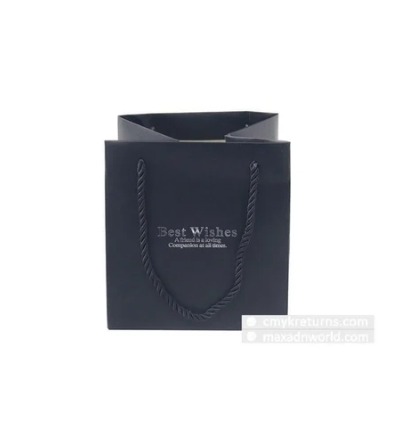 Black Packaging Paper Bags