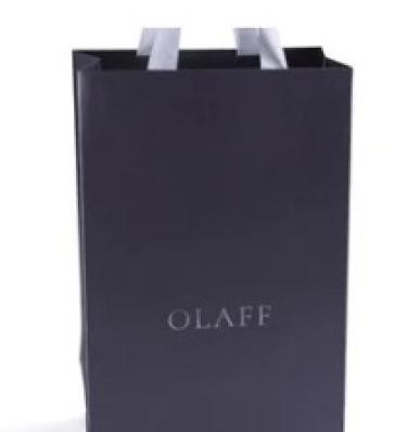 Stylish Black Printed Paper Carry Bag