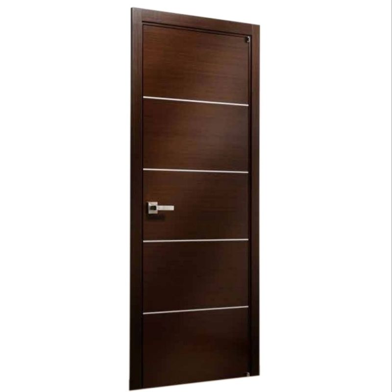 Dark Brown Laminated Flush Door