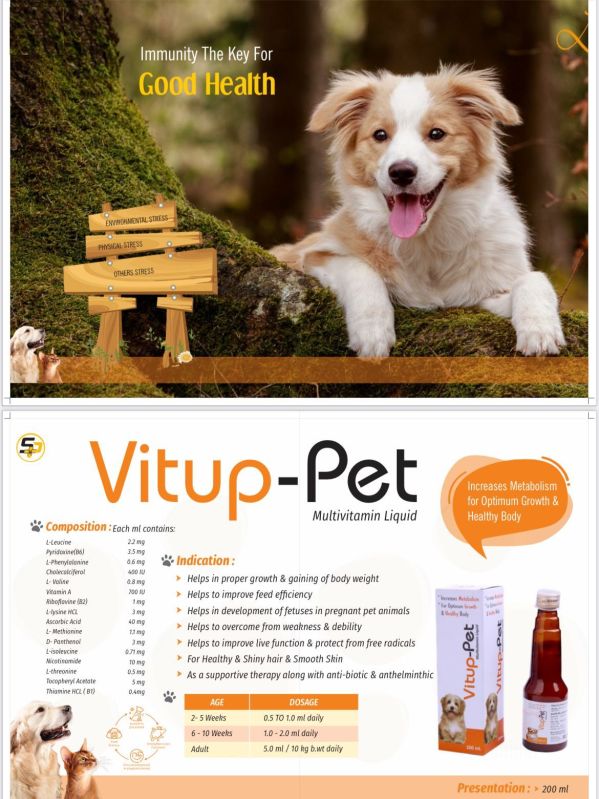 Vitup Pet Multivitamin Liquid