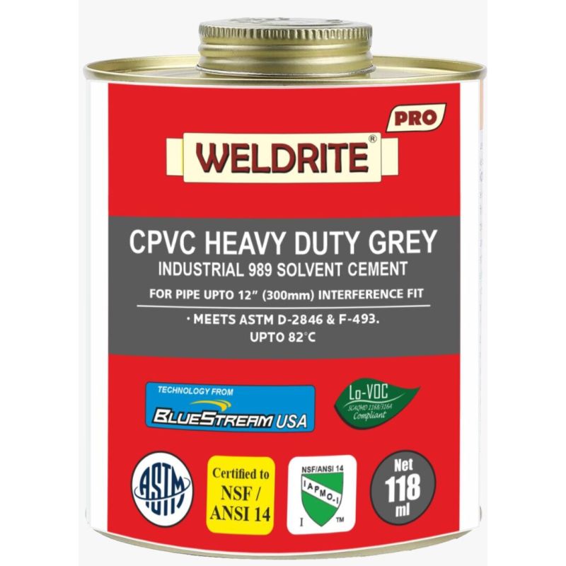 CPVC HEAVY DUTY GRAY INDUSTRIAL SOLVENT CEMENT 989