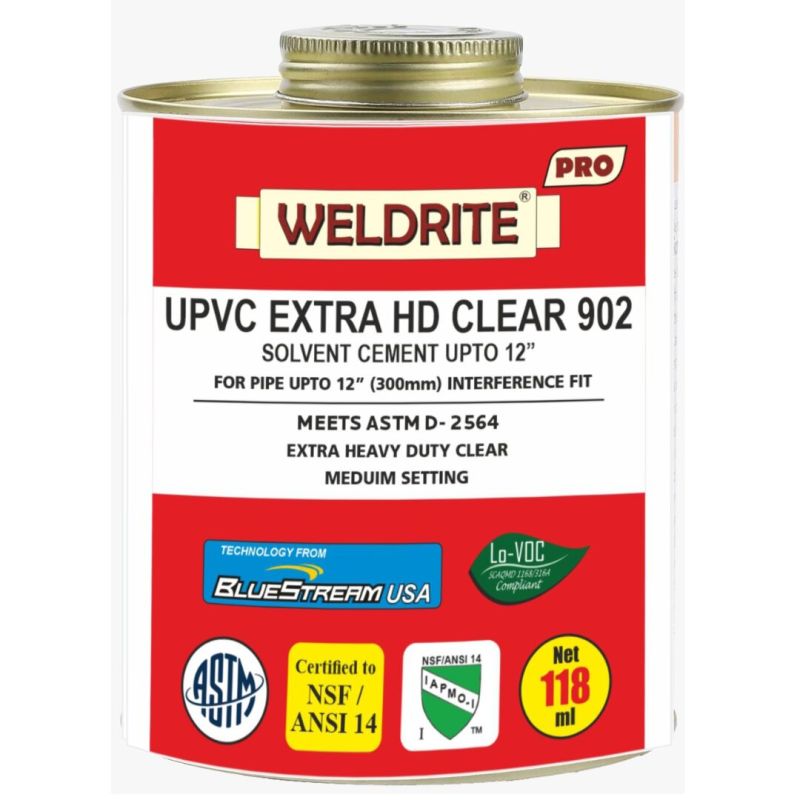 UPVC EXTRA HD CLEAR SOLVENT CEMENT 902