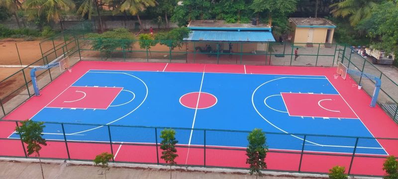 Acrylic Synthetic Basketball Court Flooring