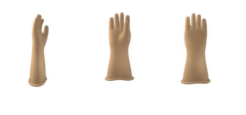 DR - 001 Electrical Rubber Gloves