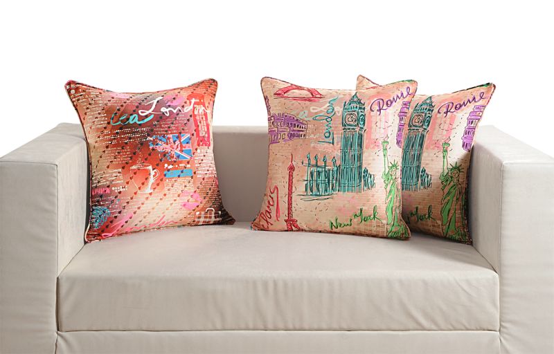 Multicolor Designer Cushion Cover