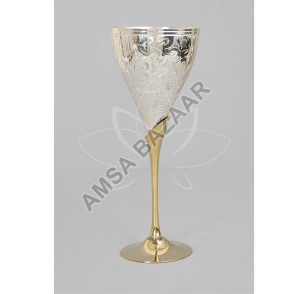 Brass Wine Glass