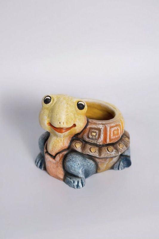 Tortoise Shape Terracotta Clay Pot