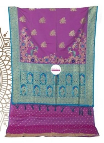 Ladies Fancy Silk Handloom Banarasi Saree