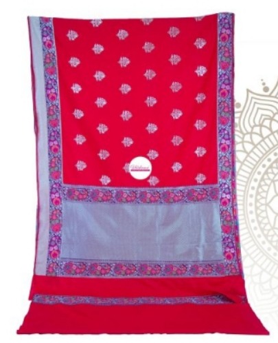 Ladies Printed Pure Silk Kashmiri Saree