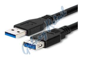 Black USB Extension Cable